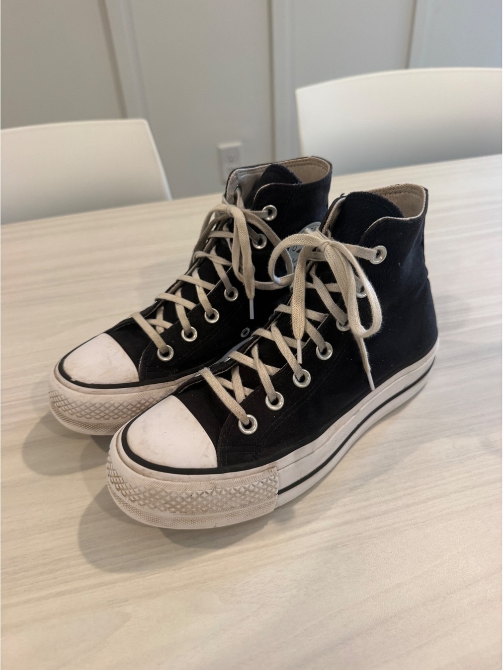 Converse Chuck Taylor All Star Lift Platform High Top Black Size 6.5 FQ4155-100